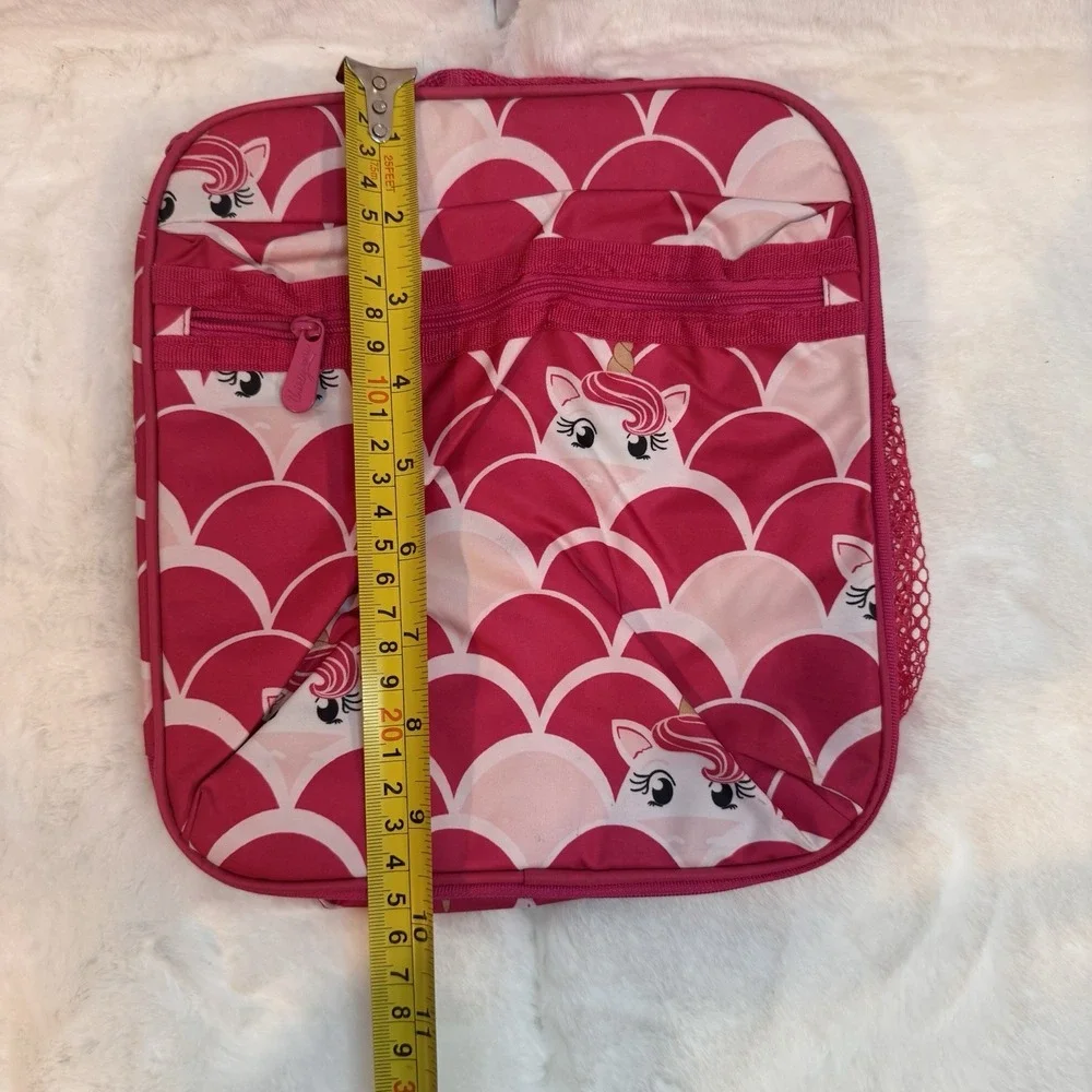 Thirty One Girls Unicorn Bundle ~ Thermal Lunch Box With Matching Cinch Sac Pink